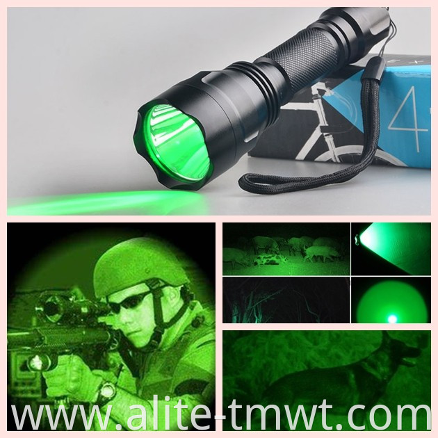 New Arrival Waterproof Hunting Flashlight Powerful XML-T6 LED Tactical Light For Outdoor Camping Hiking